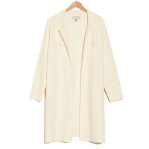 BY DESIGN Lola Notch Collar Tunic Cardigan - Camel Size L